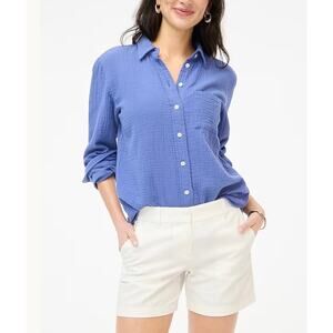 J. Crew 5” Classic Chino Shorts in White Size 8